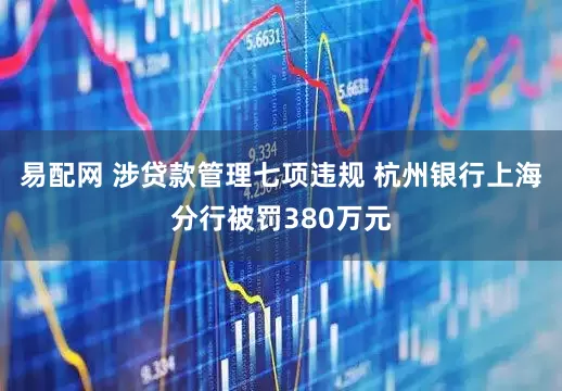 易配网 涉贷款管理七项违规 杭州银行上海分行被罚380万元